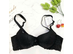 ÁO LOVELY CÀI 3 MỎNG ÉP REN 1210 - MÀU ĐEN ÁO LOVELY CÀI 3 MỎNG ÉP REN 1210 - MÀU ĐEN